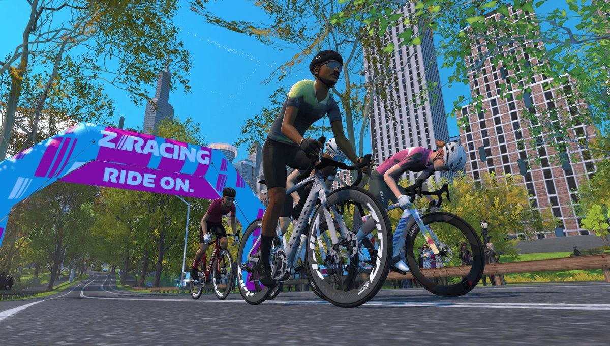 Zwift indoor cycling platforma