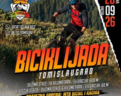 Biciklijada u Tomislavgradu 20. rujna